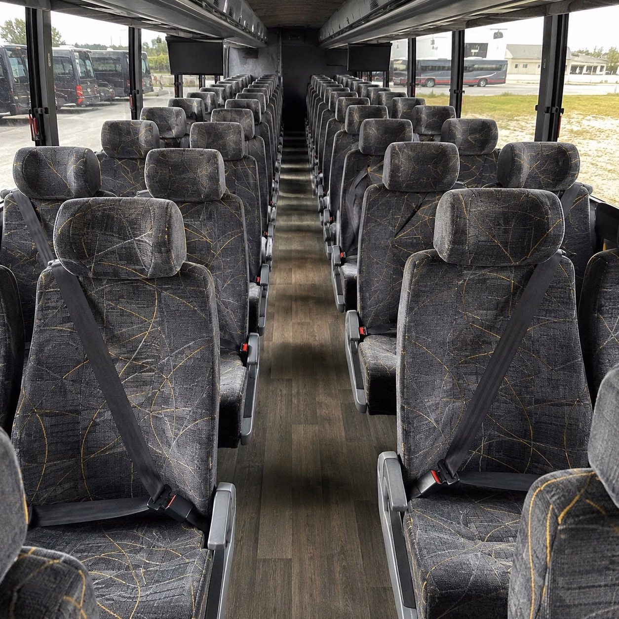 knoxville charter bus rental interior